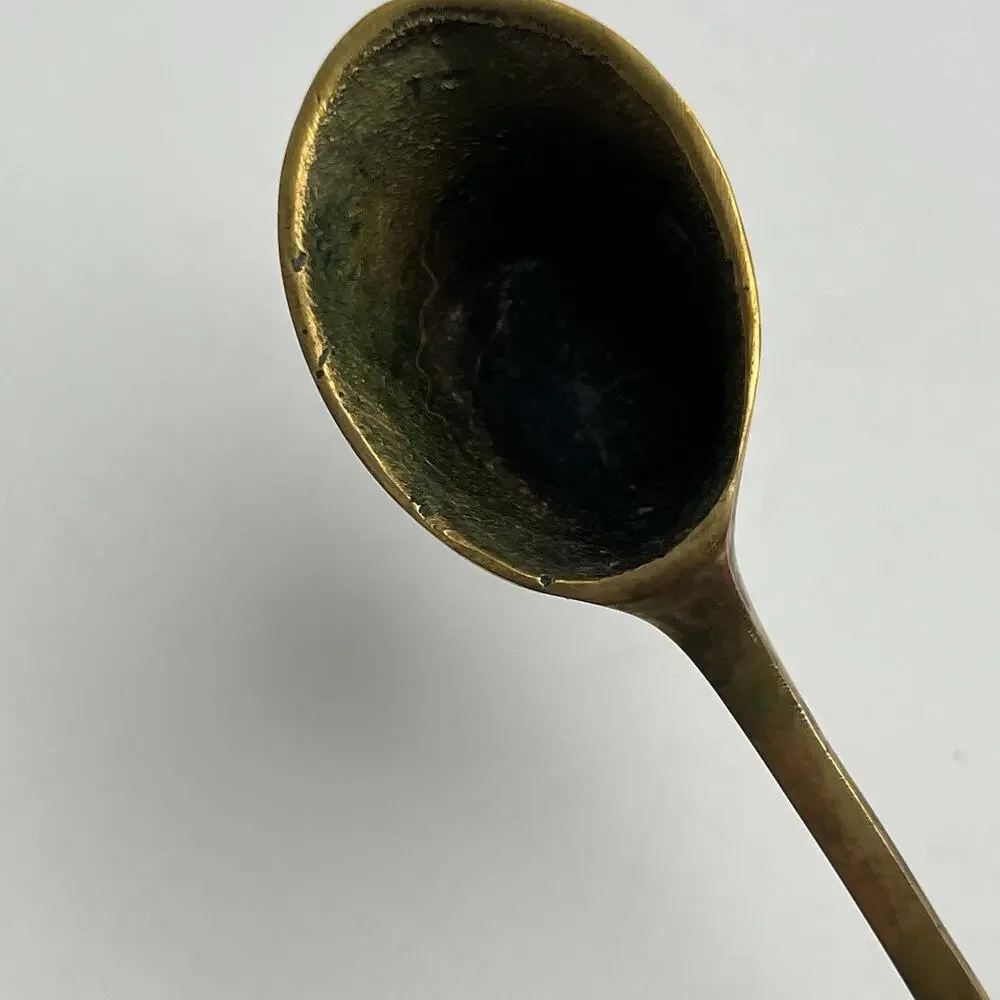 Vintage Solid Brass Candle Snuffer Bell Shape 9” Made In India Cottagecore Decor - Picture 8 of 13